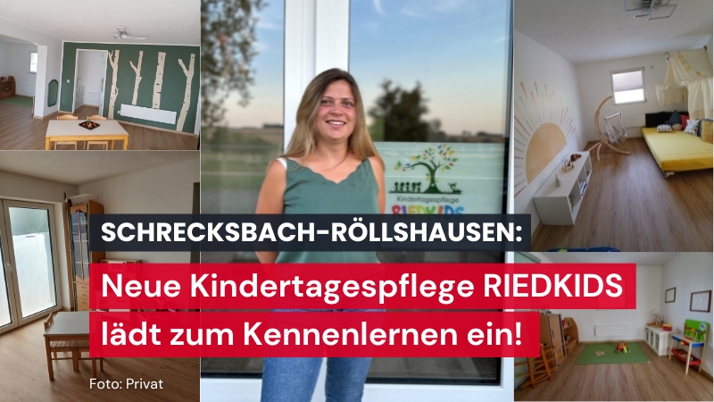 Neueröffnung und hereinspaziert: Kindertagespflege RIEDKIDS lädt zum Tag der offenen Tür ein