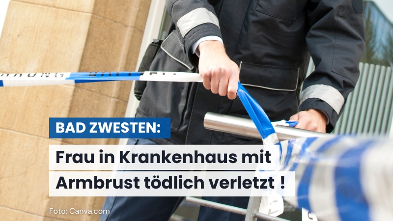 Bad Zwesten: Frau in Krankenhaus tödlich verletzt – Tatverdächtiger festgenommen