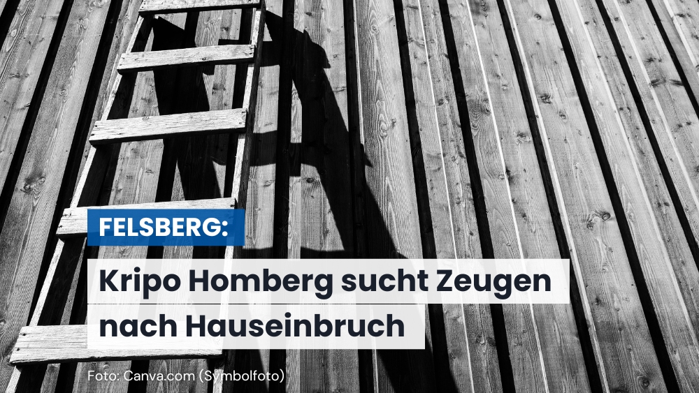 Einbruch in Wohnhaus in Felsberg: Täter hinterlassen Sachschaden