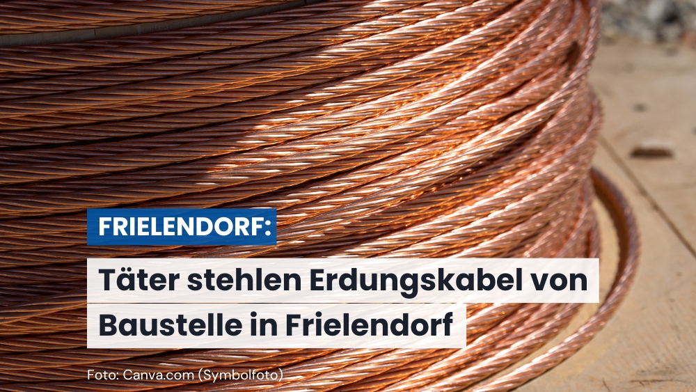Kupferdiebstahl auf Baustelle – Täter unerkannt entkommen