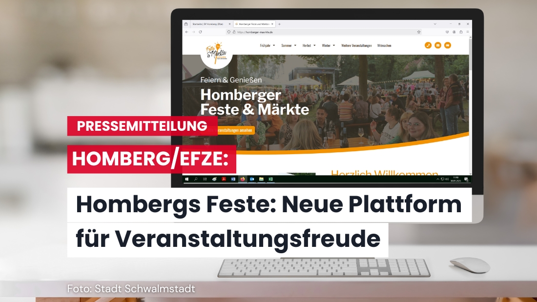 Neue Homberger Internetseite „Feste & Märkte“