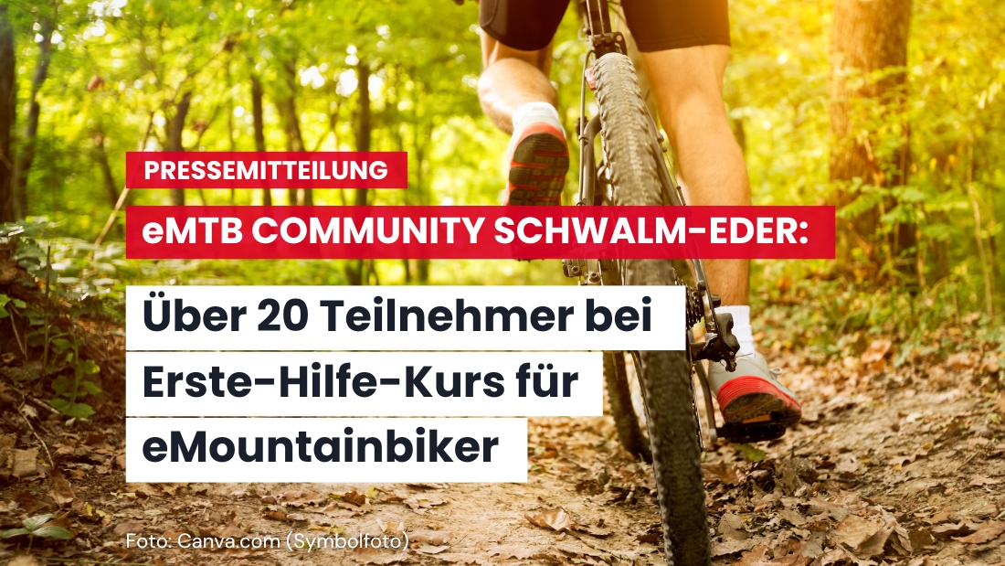 Gut gerüstet für den Notfall: eMTB-Community trainiert Erste Hilfe