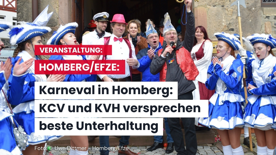 Karneval in Homberg: KCV und KVH laden zum Feiern ein!