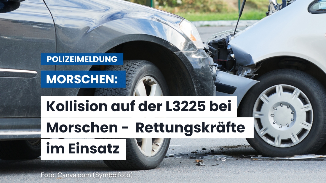 Verkehrsunfall auf der L3225 bei Morschen – Eine Person verletzt