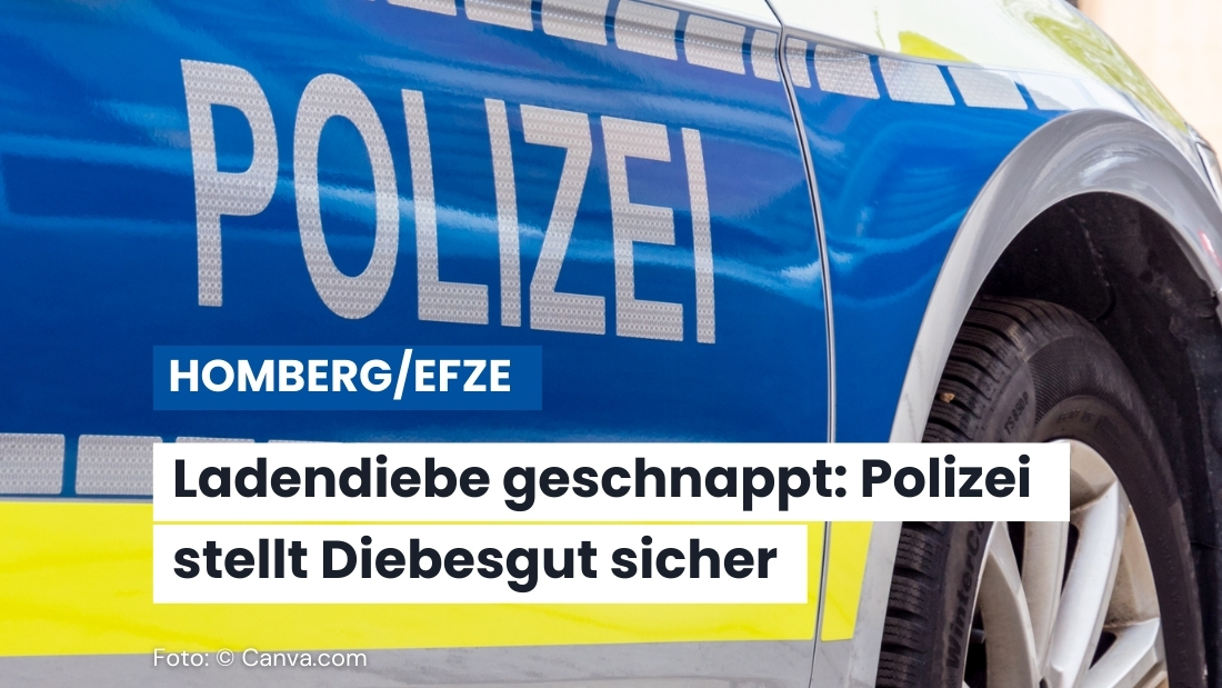 Dreistes Diebes-Paar in Homberg gefasst – Polizei stellt umfangreiches Diebesgut sicher