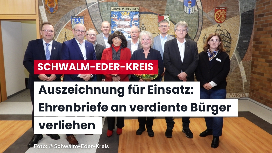 Landrat überreicht Ehrenbriefe des Landes Hessen