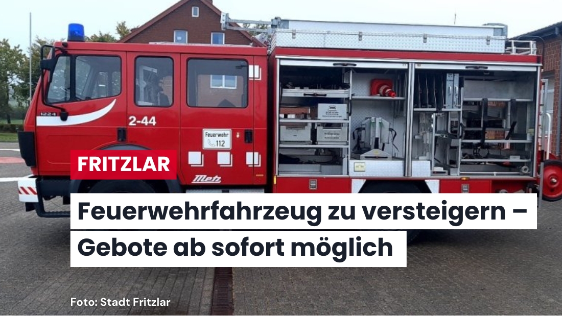 Öffentliche Versteigerung: Löschgruppenfahrzeug LF 16/12