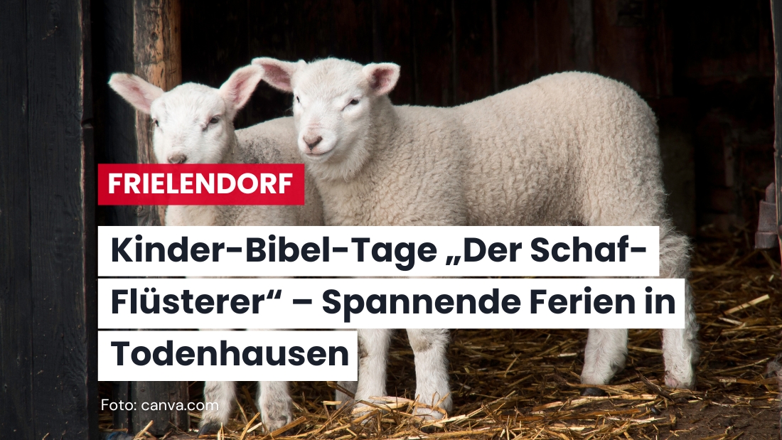 Kinder-Bibel-Tage „Der Schaf-Flüsterer“ in Todenhausen – Spannende Tage für Kinder von 6 bis 12 Jahren