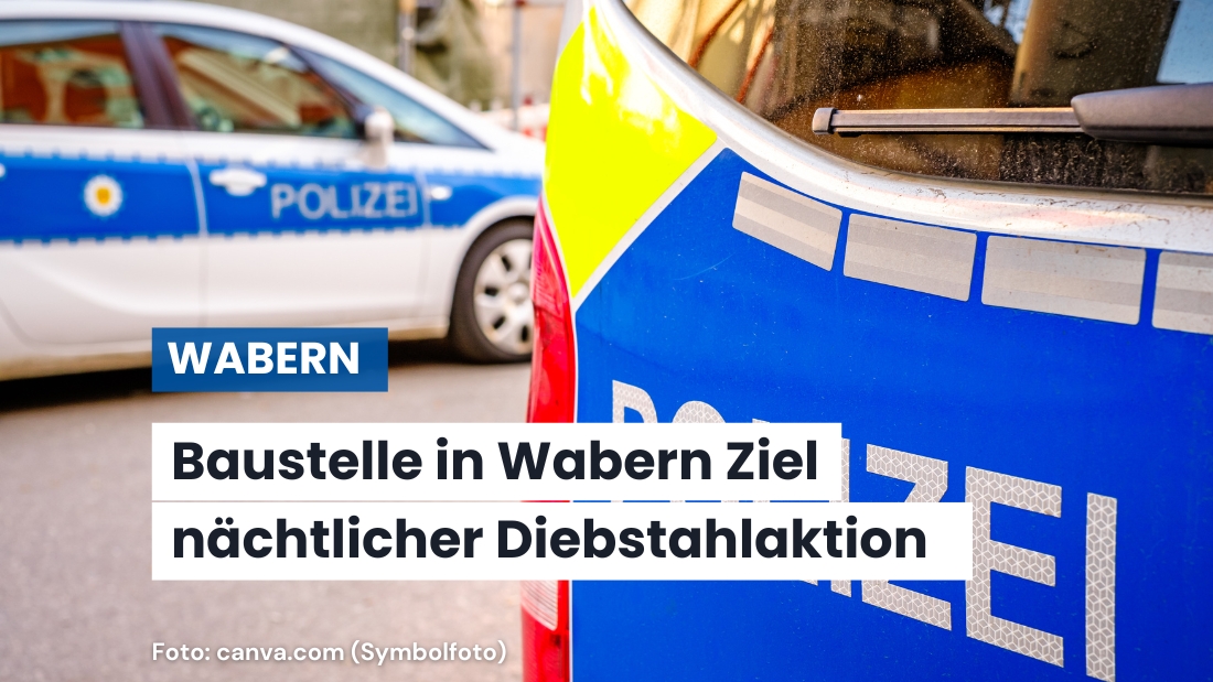 Unbekannte entwenden Kabel von Baustelle in Wabern – Polizei bittet um Hinweise