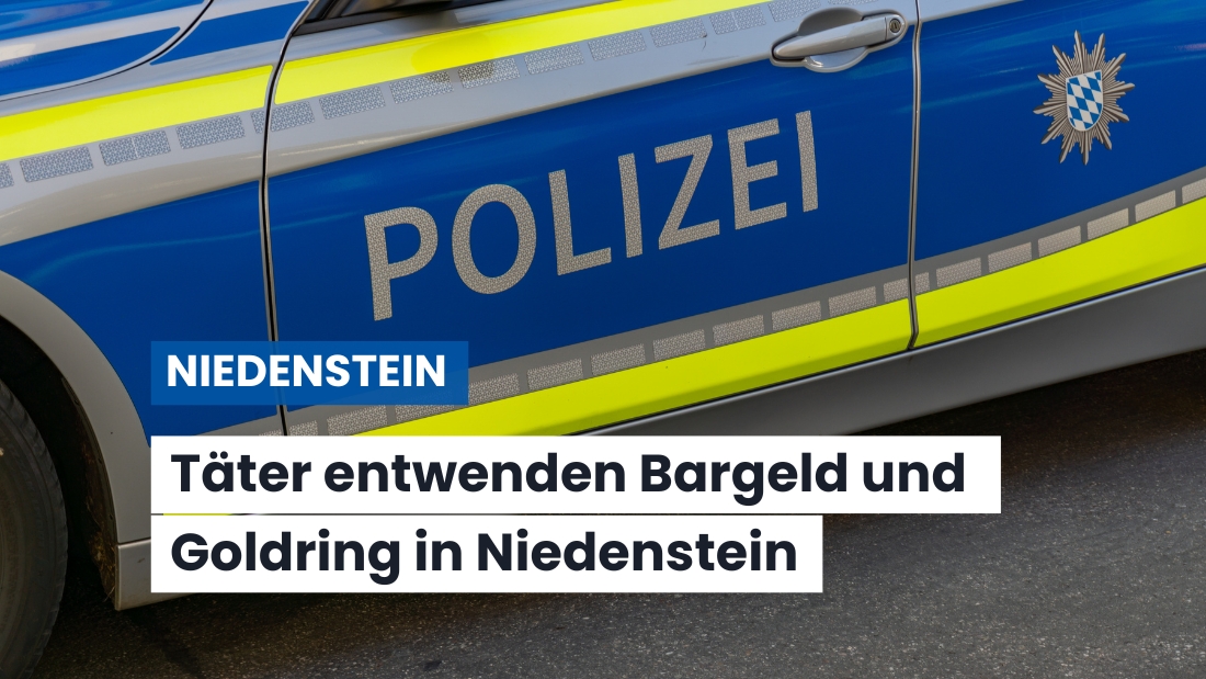Einbruch in Wohnhaus in Niedenstein: Bargeld und Goldring entwendet