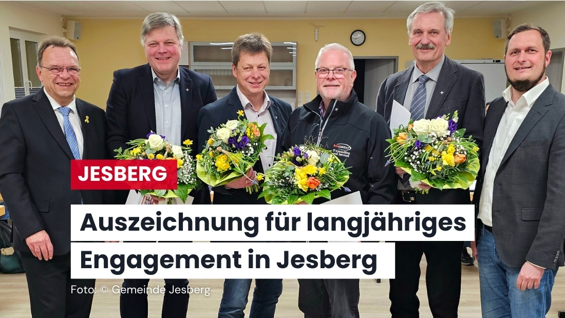 Landesehrenbriefe für herausragendes Engagement in Jesberg