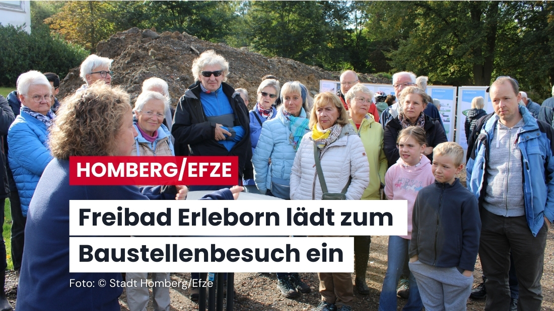 Zweiter „Tag der offenen Baustelle“ im Freibad Erleborn