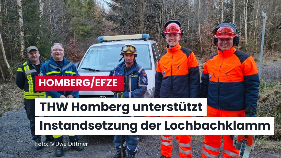 THW-Einsatz in der LochbachklammGute Zusammenarbeit zum Wohle der Gemeinschaft