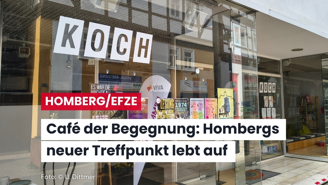 „Bürger*inneninitiative Begegnungscafé“ – Begegnung in der Homberger Innenstadt