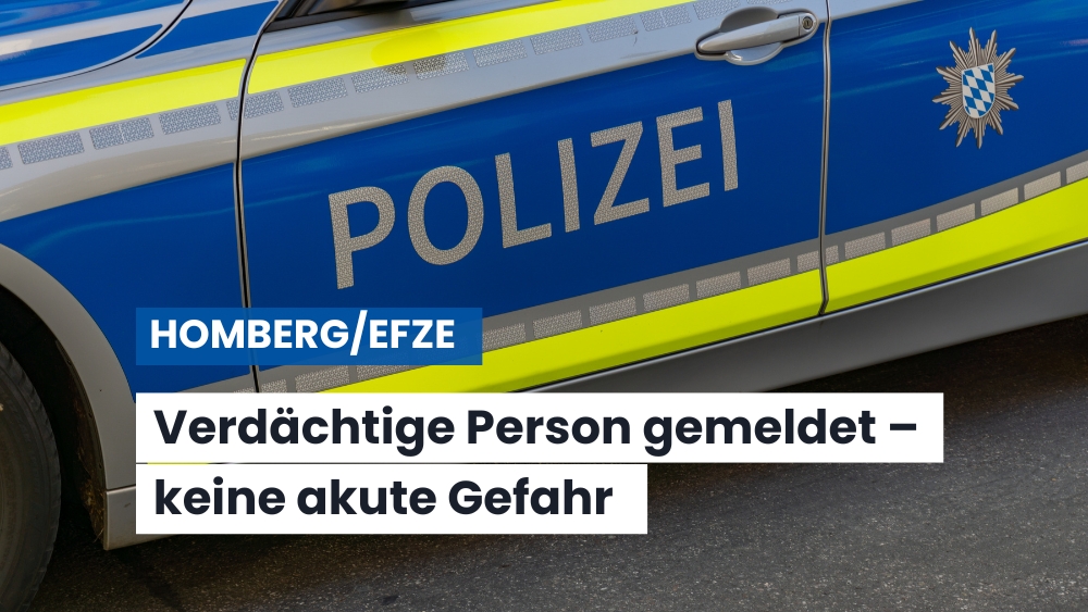 Verdächtige Wahrnehmung an Homberger Schule – Polizei gibt Entwarnung