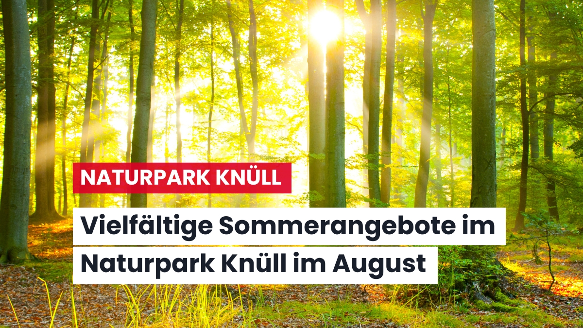 Veranstaltungen des Naturparks im August