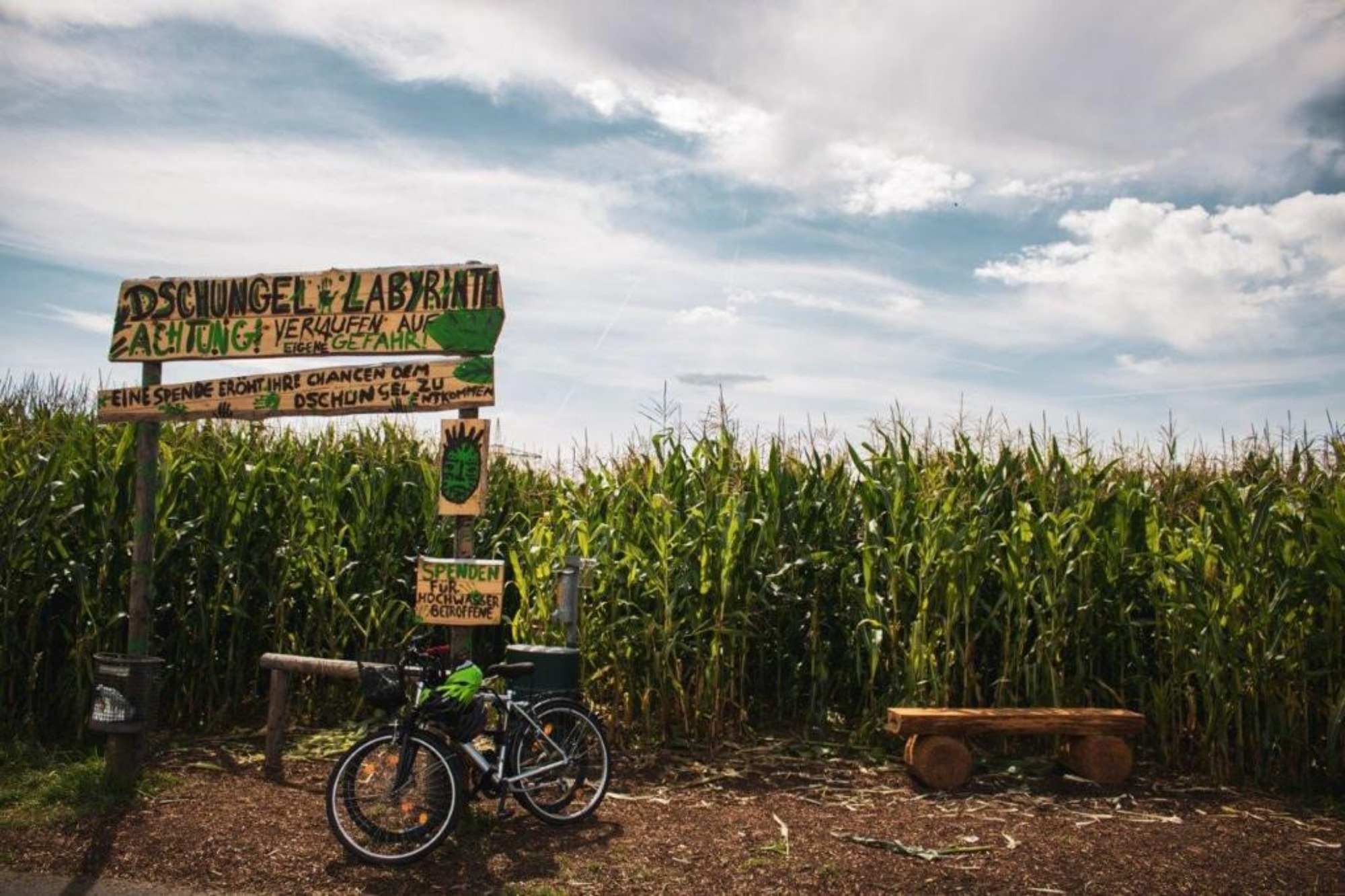 Dschungellabyrinth in den Schwalmwiesen lädt zum Entdecken ein